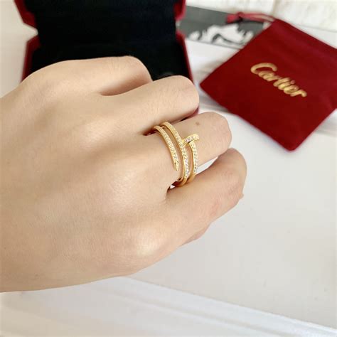 gold nail ring cartier|juste un clou ring meaning.